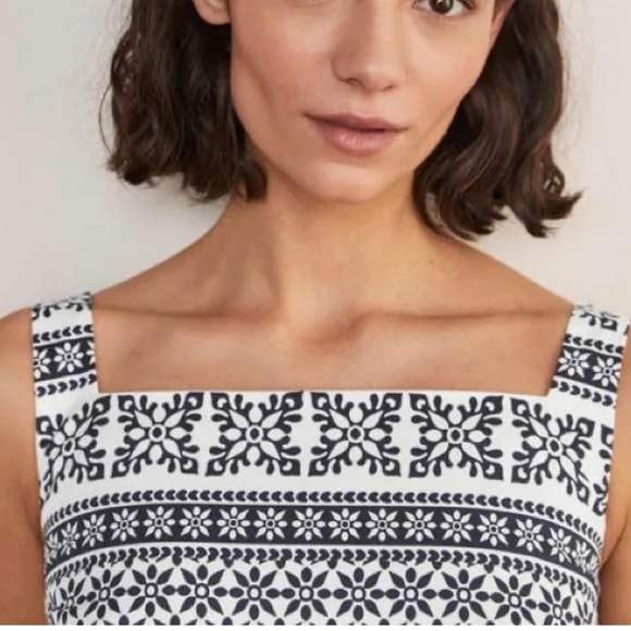 Boden Aubrey cotton midi dress Sz 4 - Picture 4 of 12